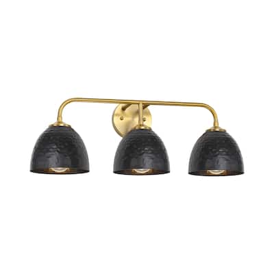 Golden Lighting 6950-BA3 MBS Shepard 3 Light 25" Wide Vanity Light