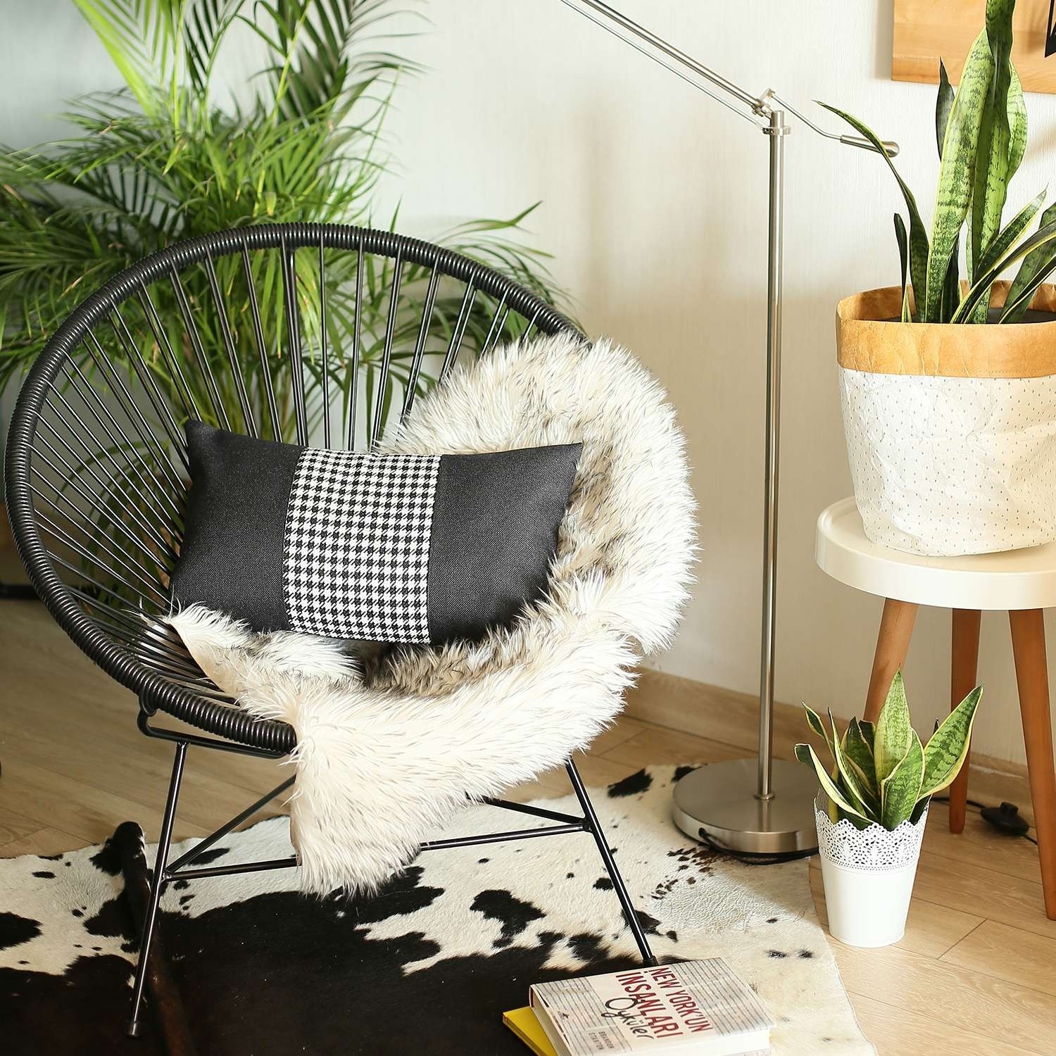 Black and white lumbar throw pillows shop