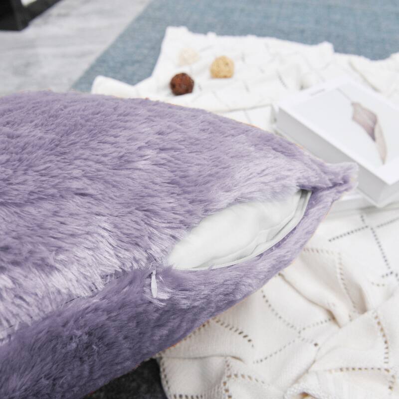 Fauxfur Pillow Shell Set 20'X20"