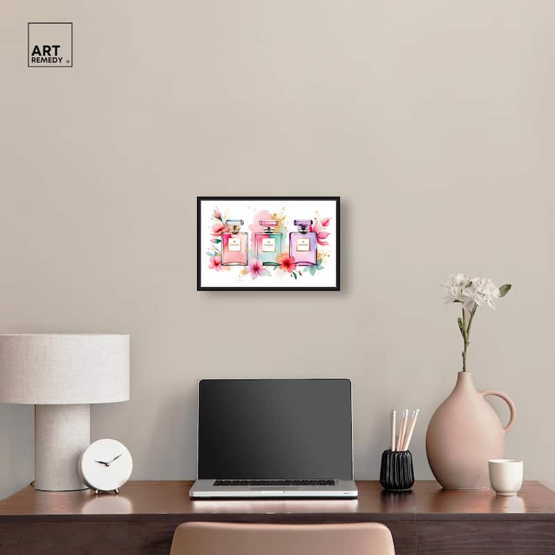 Trio of Fragrance Canvas by Art Remedy