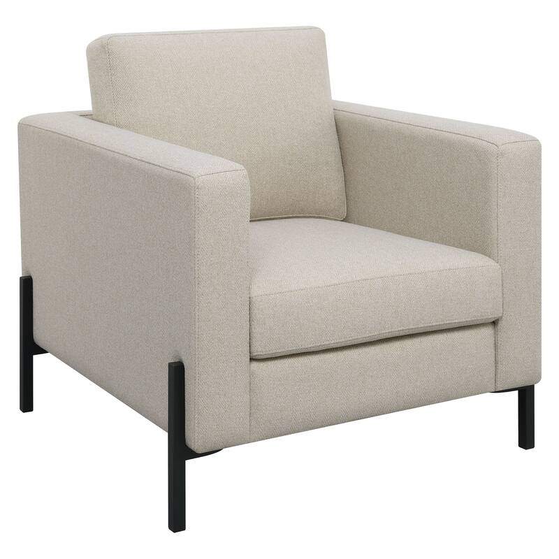 Dulcie 3-piece Upholstered Loose Back Sofa Set