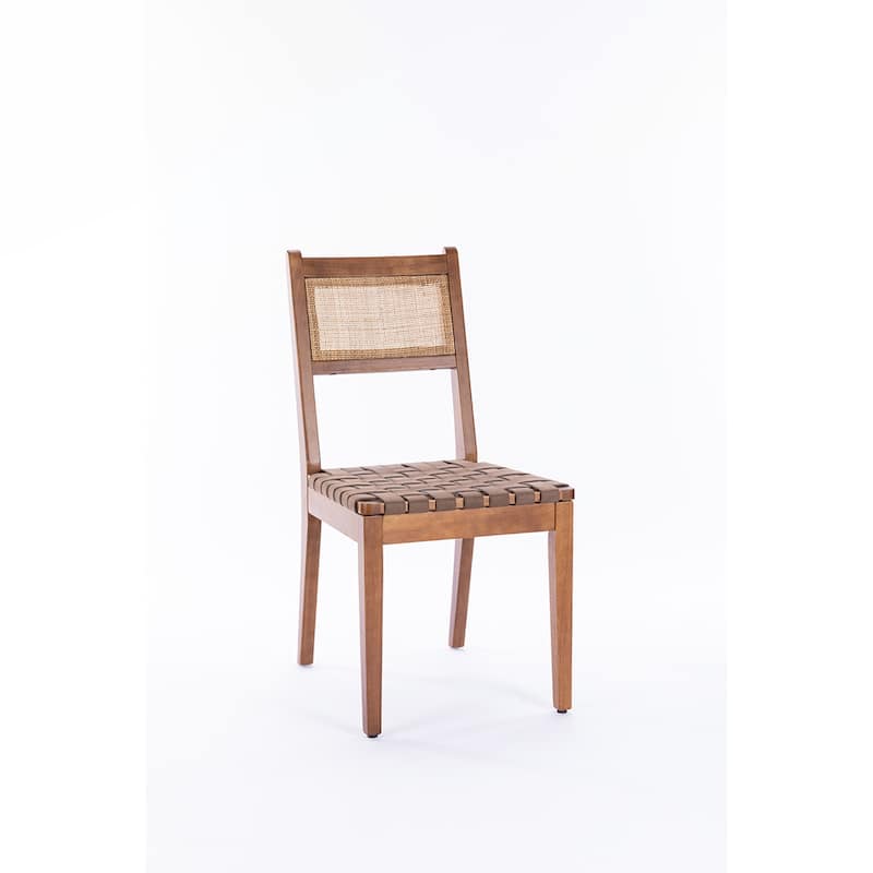 2PCS Rattan Dining Side Chairs