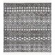 preview thumbnail 83 of 117, SAFAVIEH Berber Fringe Shag Leatha Trellis Rug 3' Square - Grey/Ivory - Square