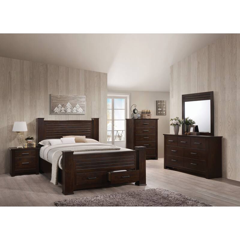 Broderick  Mahogany 5-Drawer Chest
