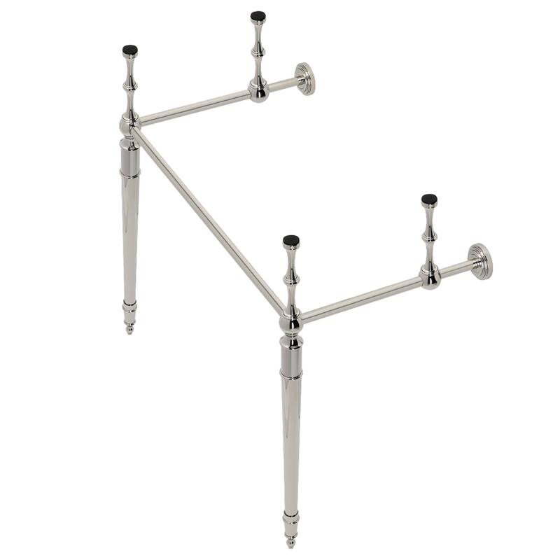 Kingston Brass Edwardian Brass Console Sink Legs - Polished Nickel