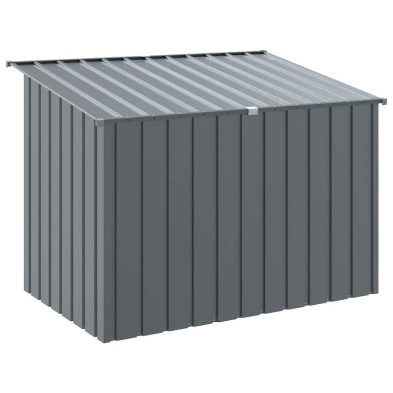 vidaXL Dog House Anthracite Galvanized steel 60.2 x 35.8 x 43.3 in