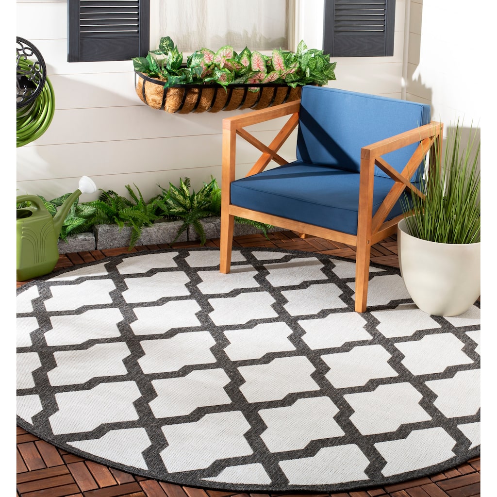SAFAVIEH Beach House Petrona Indoor/ Outdoor Waterproof Patio Backyard Rug
