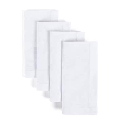 over&back Woven Chambray Cotton Cloth Napkins - Machine Washable (Set of 4)