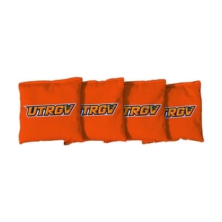 Orange Texas Rio Grande Valley Vaqueros Cornhole Bags