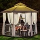 preview thumbnail 11 of 14, Deconovo Tab Top Waterproof Outdoor Sheer Curtains for Patio 2 Panels