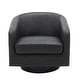 preview thumbnail 62 of 122, UIXE 360° Swivel Barrel Accent Chair Armchair For Living Room