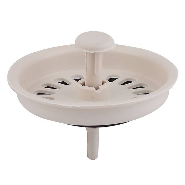 Shop Household Kitchen Plastic Sink Strainer Filter Stopper Black
