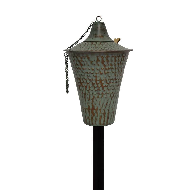 Kona Style Tiki Torch - Hammered Patina - 1 Pack