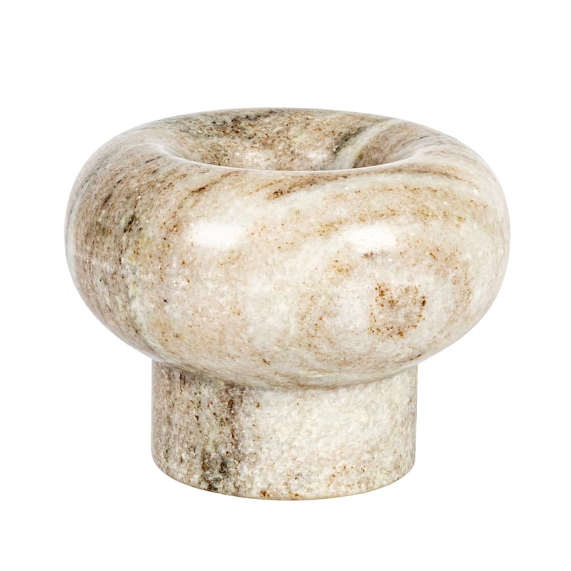 Marble Tealight Holder - 4.0"L x 4.0"W x 3.0"H