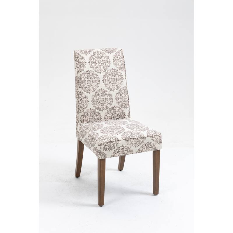 Dining Accent Chairs Set of 2, Modern Armless Side Chair for Kitchen Living Room, Dark Grey