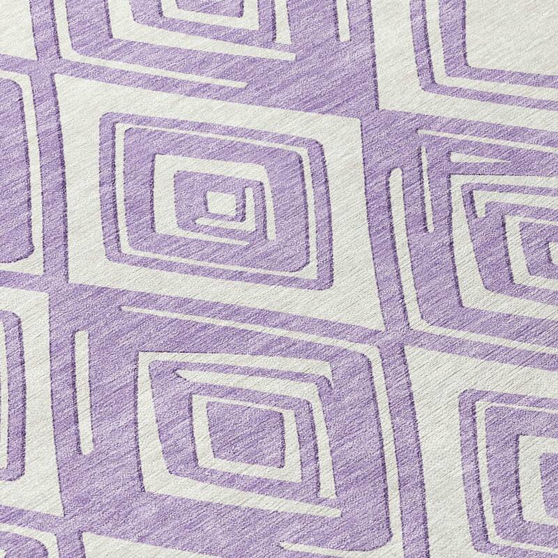 HomeRoots Geometric Transitional Rectangle Outdoor Rug
