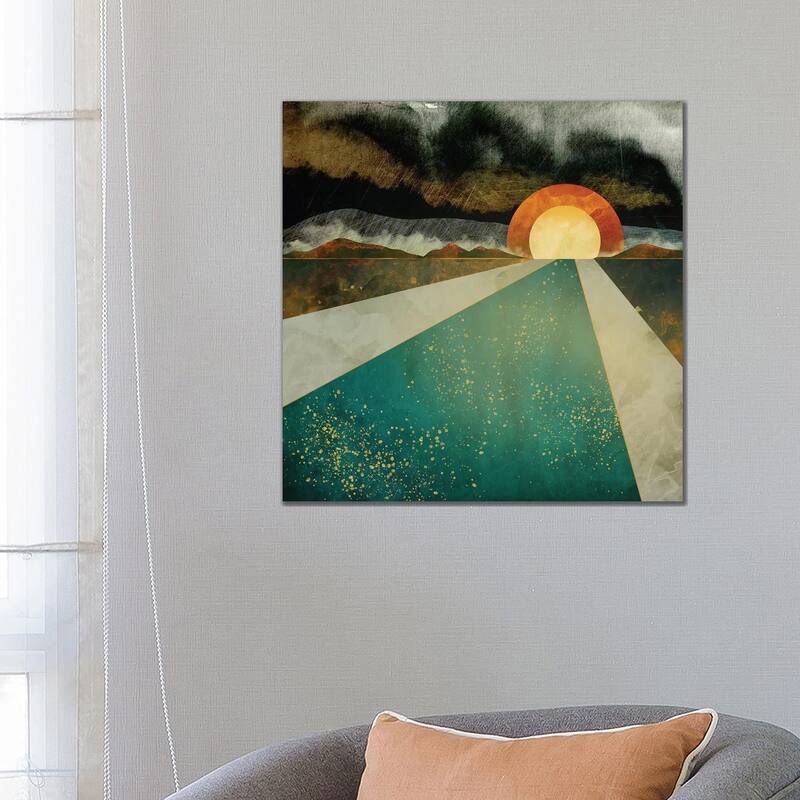 iCanvas "Retro Sunset" by SpaceFrog Designs Canvas Print - 26x26x1.5