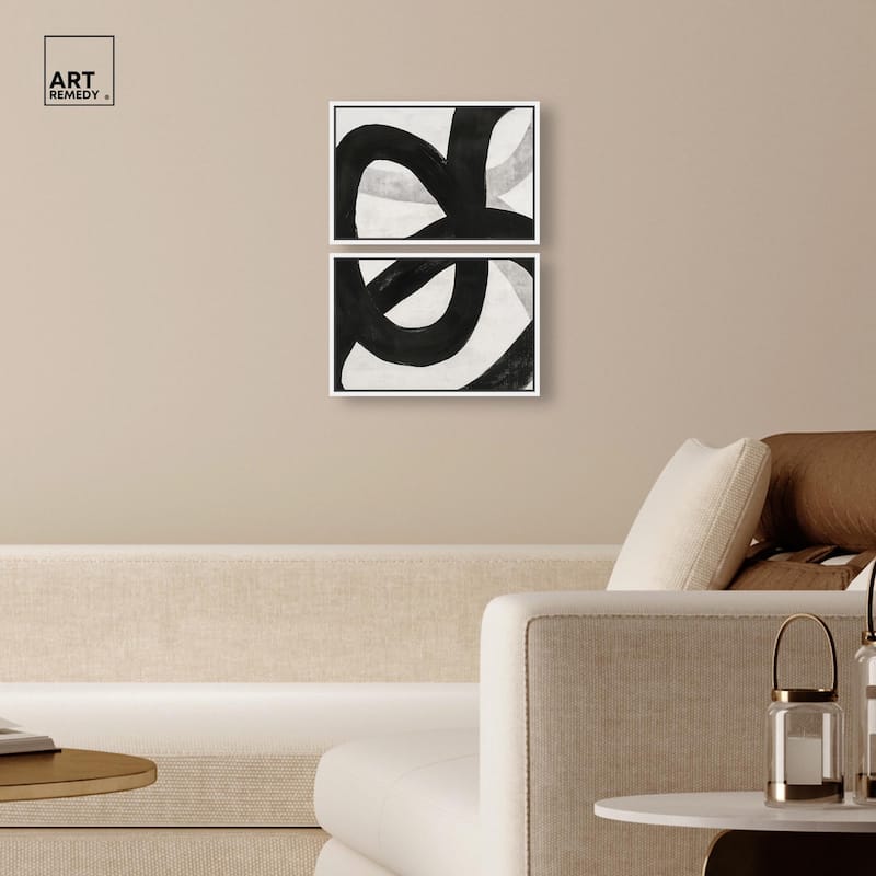Infinite Loop I Canvas Set of 2 by Art Remedy