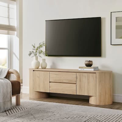 Duval 71 Inch Oval TV Cabinet