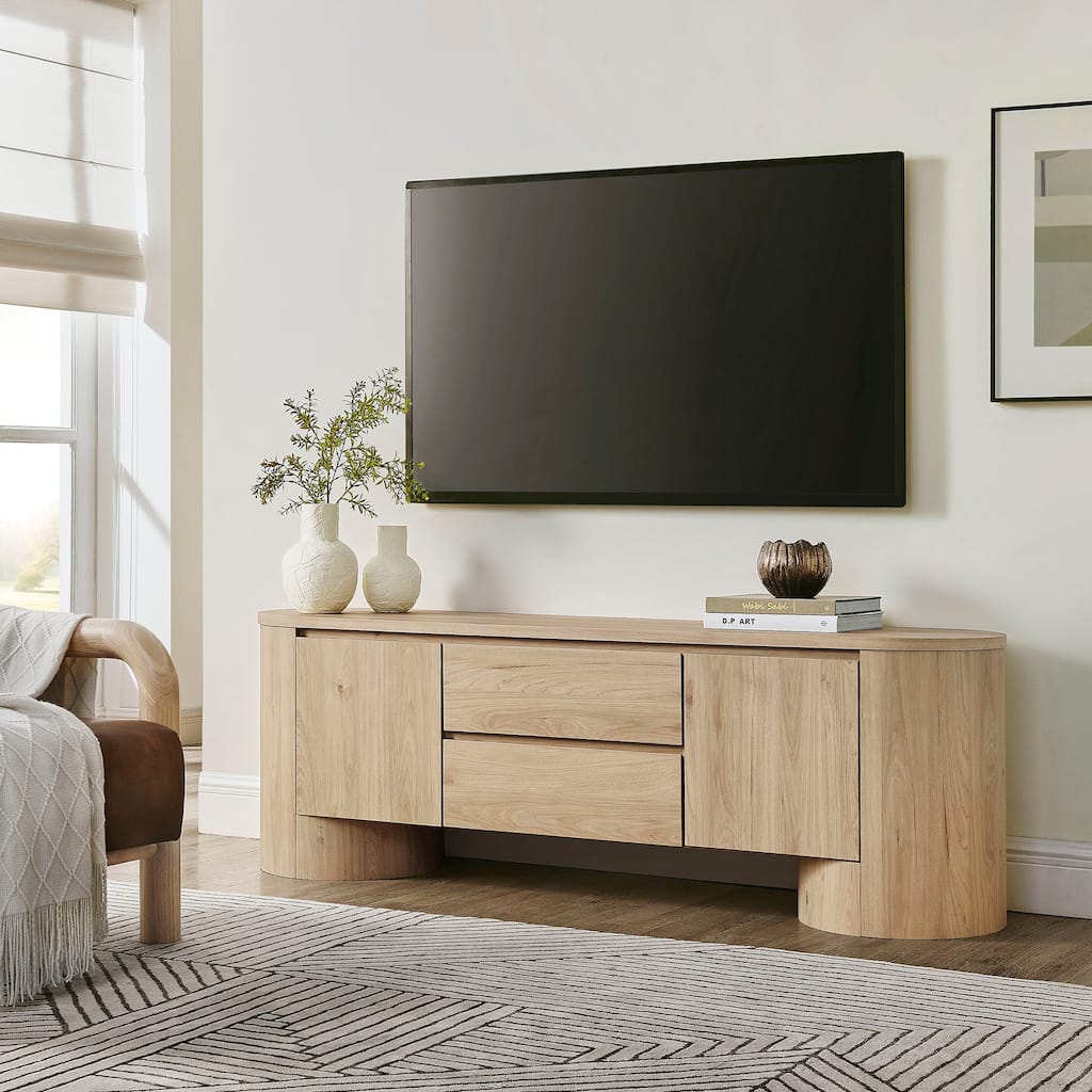 Duval 71 Inch Oval TV Cabinet