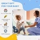 preview thumbnail 3 of 8, 4 in 1 Rocking Horse for Toddles 2-5 Years, Baby Ride on Horse with Detachable Push Handle & Balance Board, - Blue