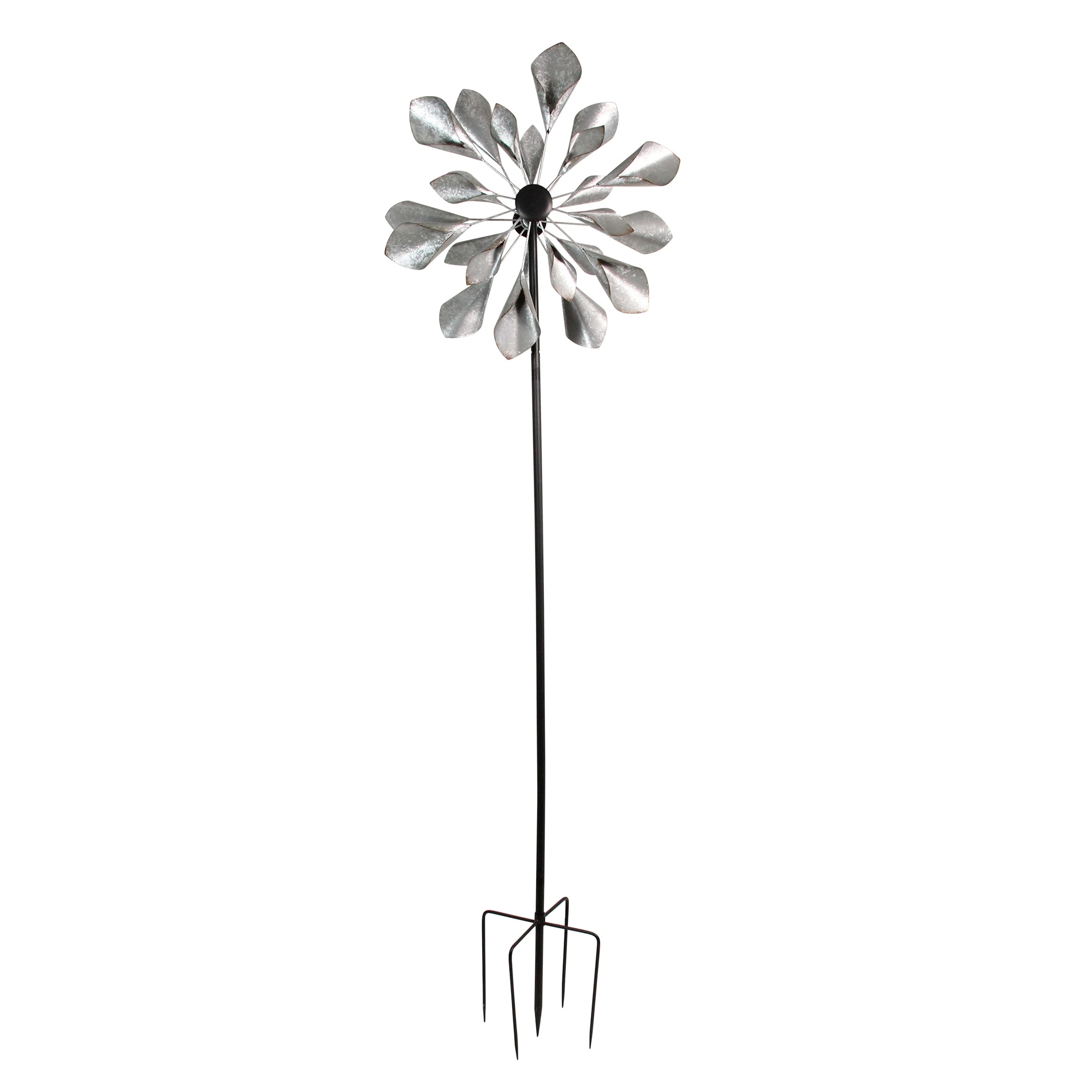 Shop 10 Silver Rustic Farmhouse Windmill With Petal Blades That