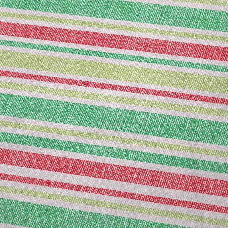 Premium Machine Washable Modern Stripe Sherpa Throw Blanket