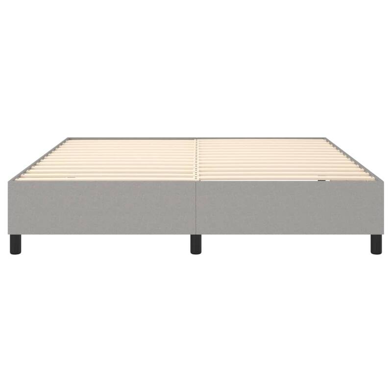 vidaXL Bed Frame Box Spring Platform Bed Mattress Foundation Bedroom Fabric