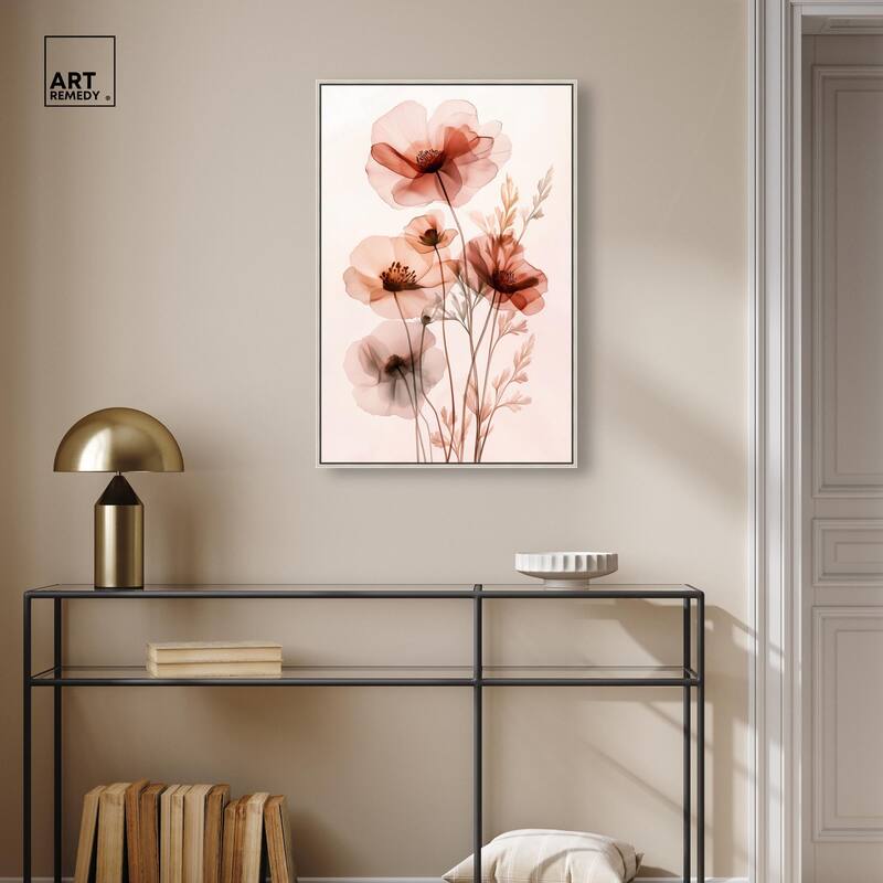 Petal Dye I Canvas by Art Remedy