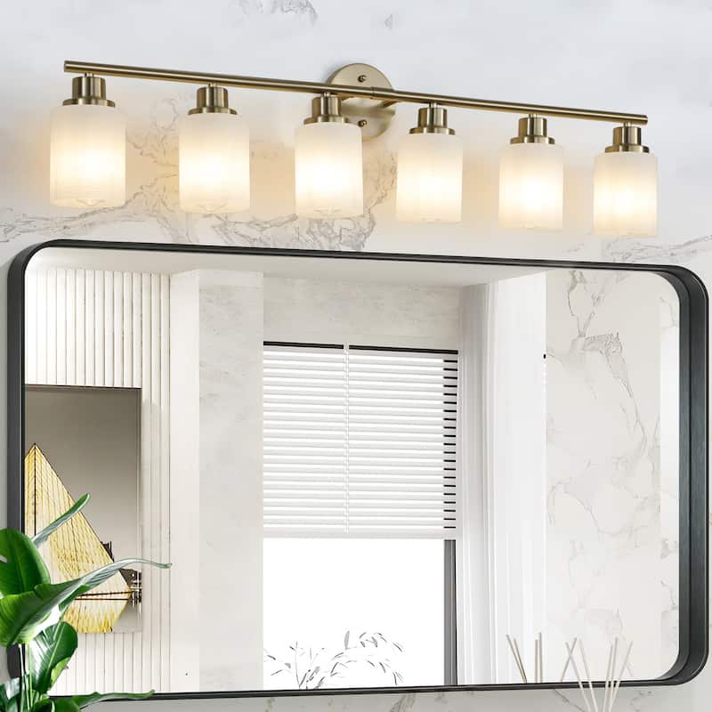 Bathroom Vanity Light 4/5/6-Light Copper Finish Fixture