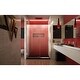 preview thumbnail 24 of 26, DreamLine Unidoor Plus 51-51 1/2 in. W x 72 in. H Frameless Hinged Shower Door - 51" - 51.5" W Chrome Finish