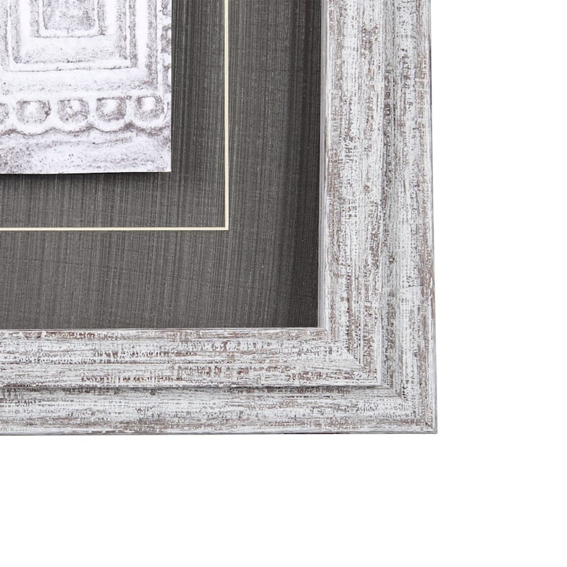 Vintage Tile Collection I Framed Art Print