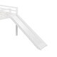 preview thumbnail 13 of 40, Modern Full Size Wood Loft Bed With Convertible Ladder and Slide With Stair and Chalkboard