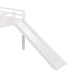 preview thumbnail 13 of 12, Modern and Playful Design Wood Loft Bed with Slide, Ladder and Chalkboard, Full size, White