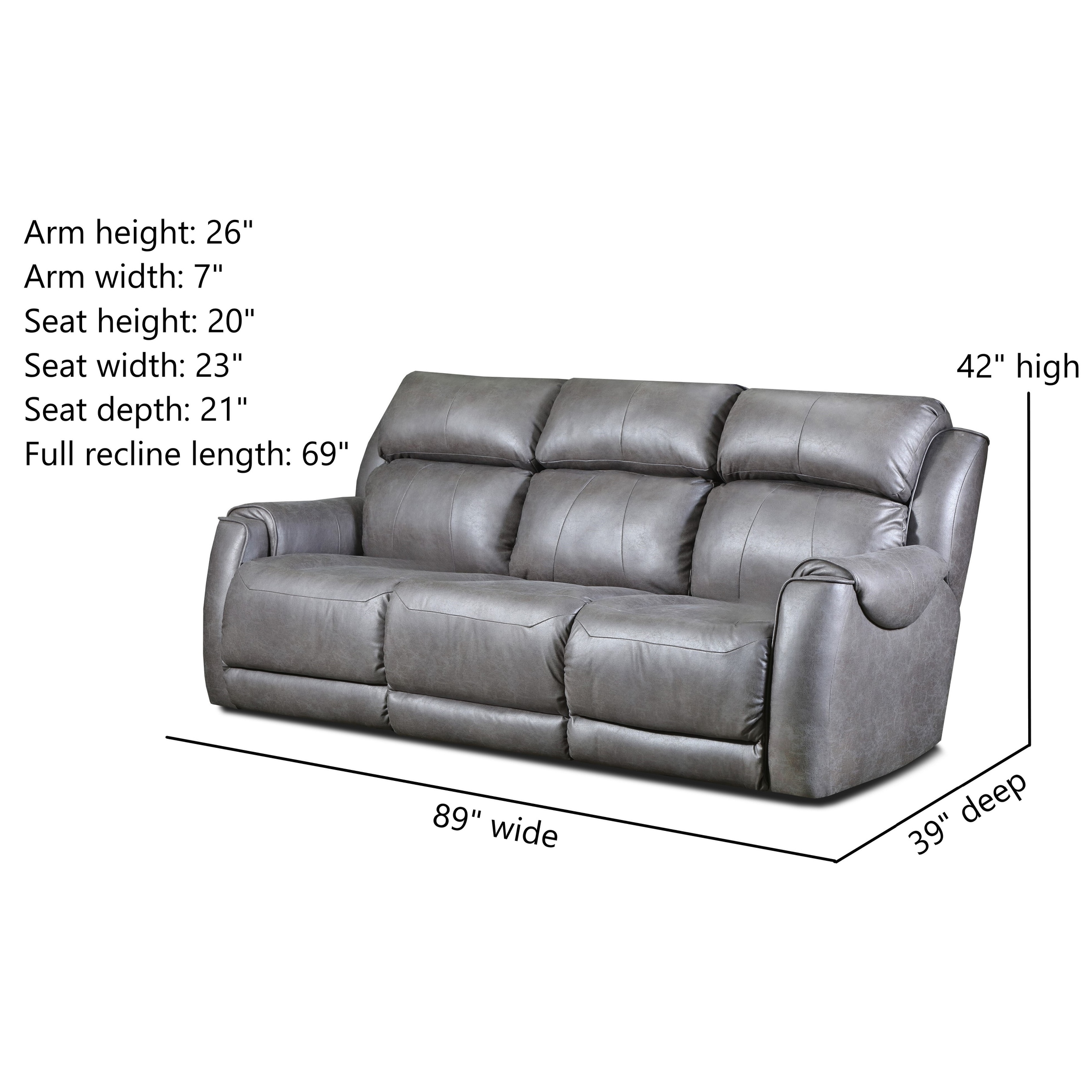 Dovestone leather power reclining loveseat with power headrests sale