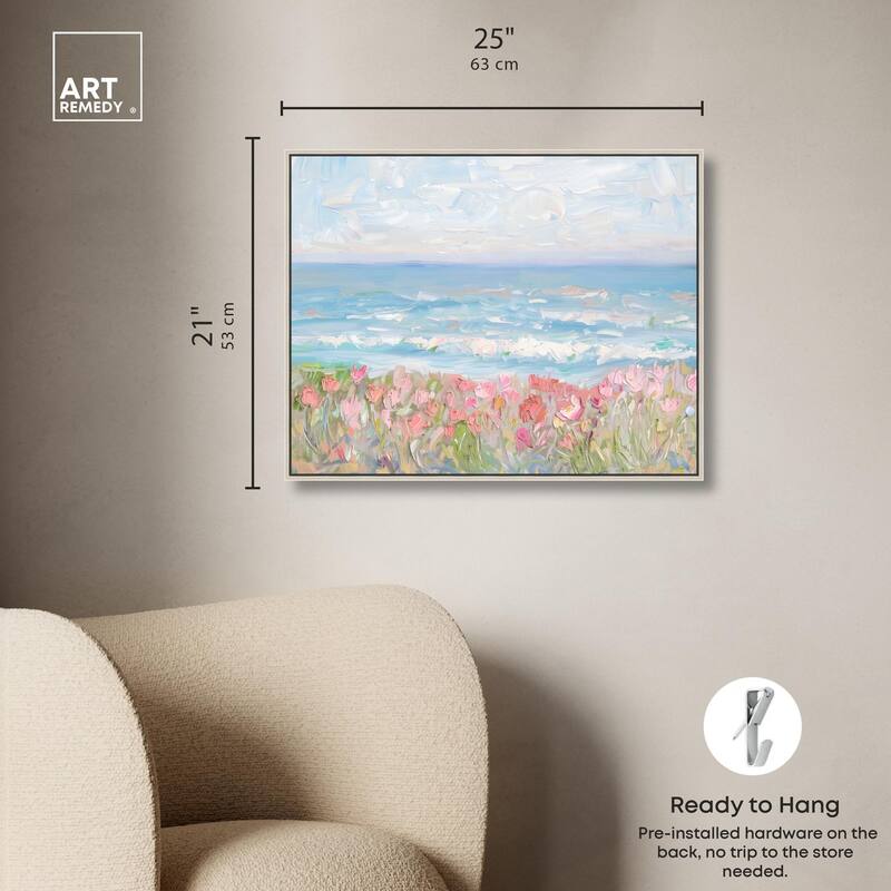 Waves of Peace Canvas by Art Remedy