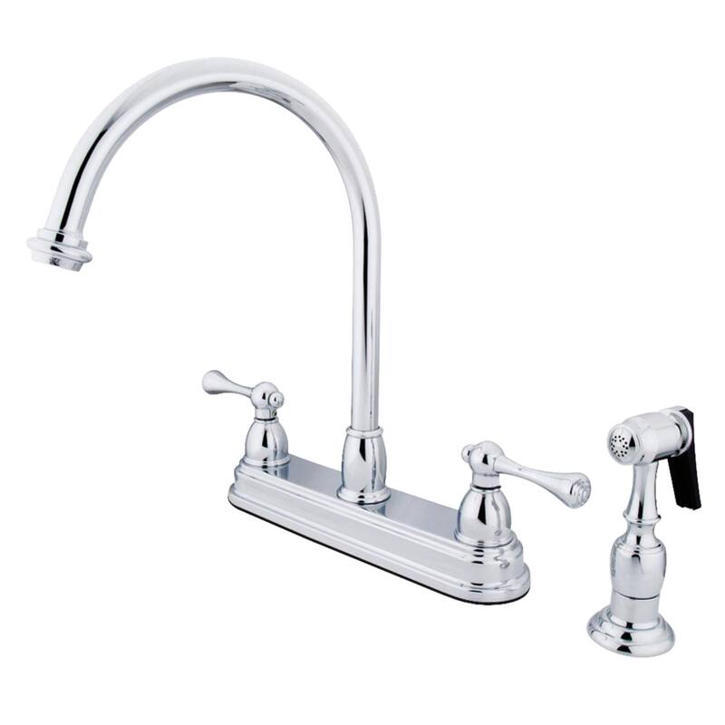 Vintage Centerset Kitchen Faucet - Polished Chrome