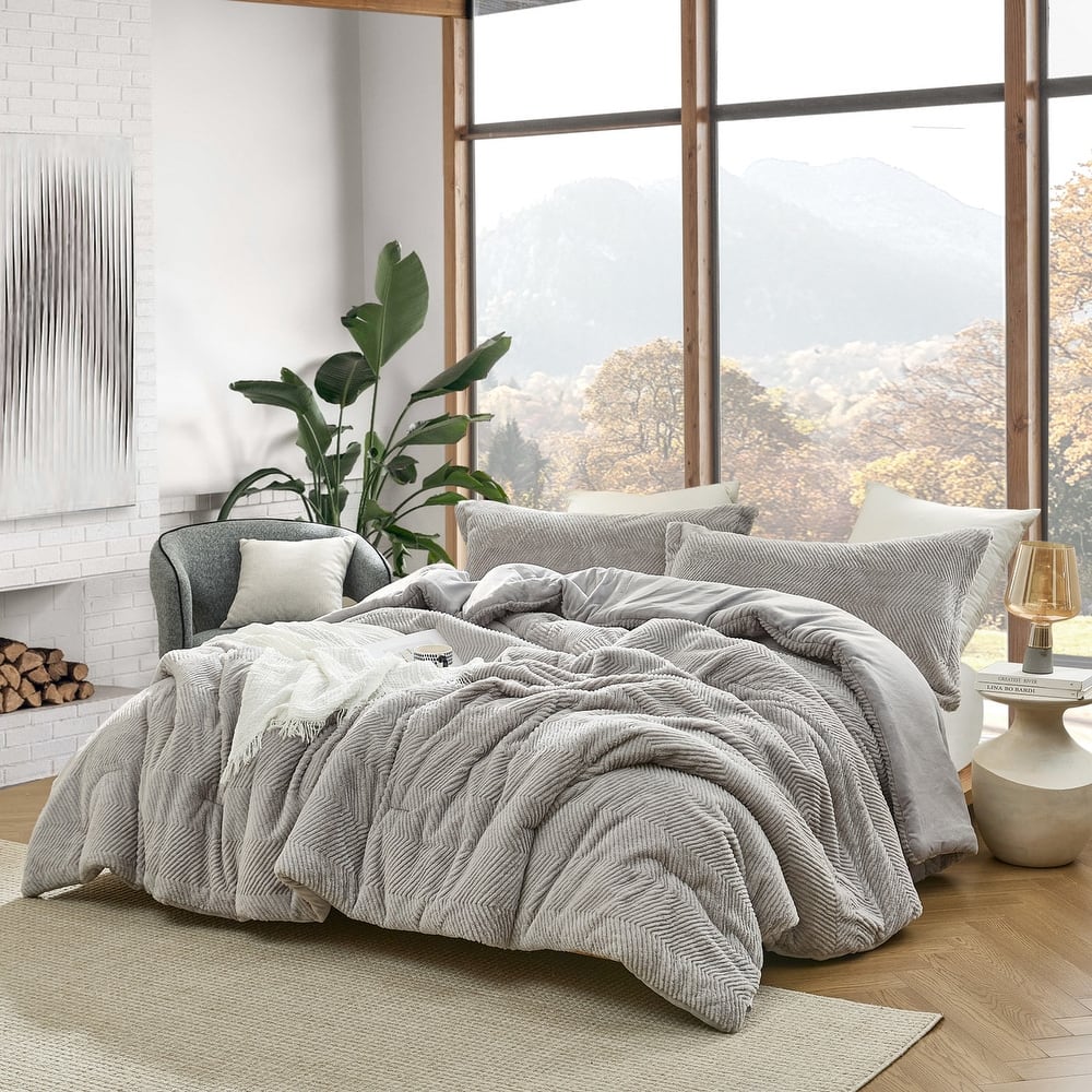 Peak of Cozy - Coma Inducer® Oversized Comforter Set - Steeple Gray