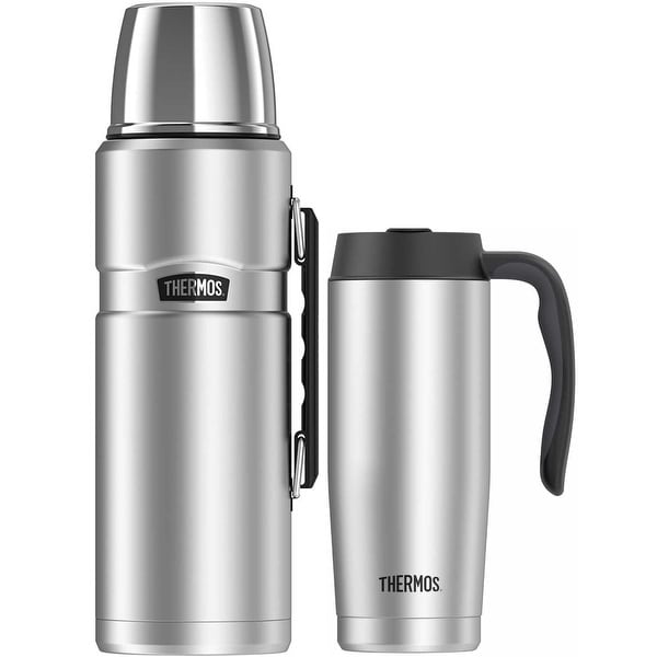 thermos stainless king 68 ounce vacuum insulated beverage bottle