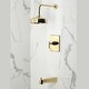 preview thumbnail 8 of 34, Kingston Brass Manhattan Single-Handle Pressure Balanced Tub and Shower Faucet