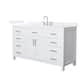 Option White / White Quartz Top / Brushed Nickel Hardware