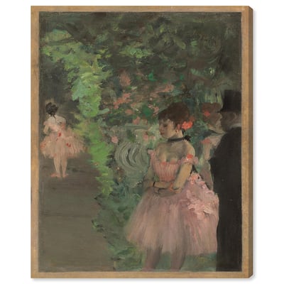 Dancers Backstage Canvas by Art Remedy, Gallery Wrapped