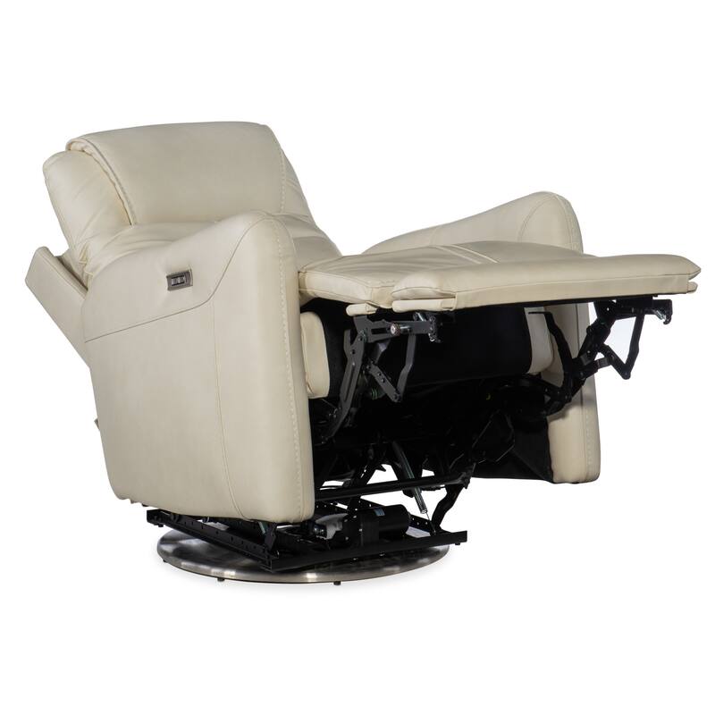 Hooker Furniture RC601-PHSZ Steffen 31" Wide Leather Swivel Power