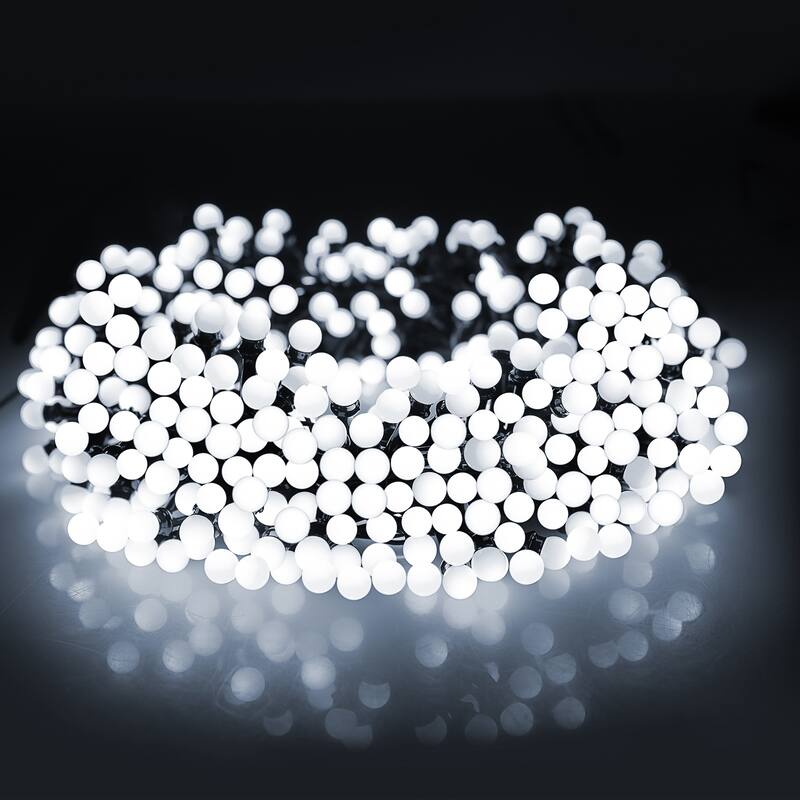 32.8/65.6FT Outdoor LED Pulg In 300/550-Bulb Mini String Lights - 32.8FT - Cool White