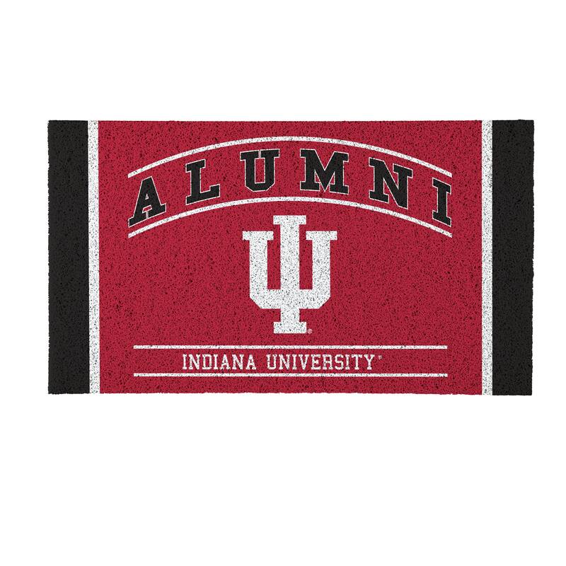 28 in. x 16 in. Indiana University Alumni Full Color PVC Door Mat