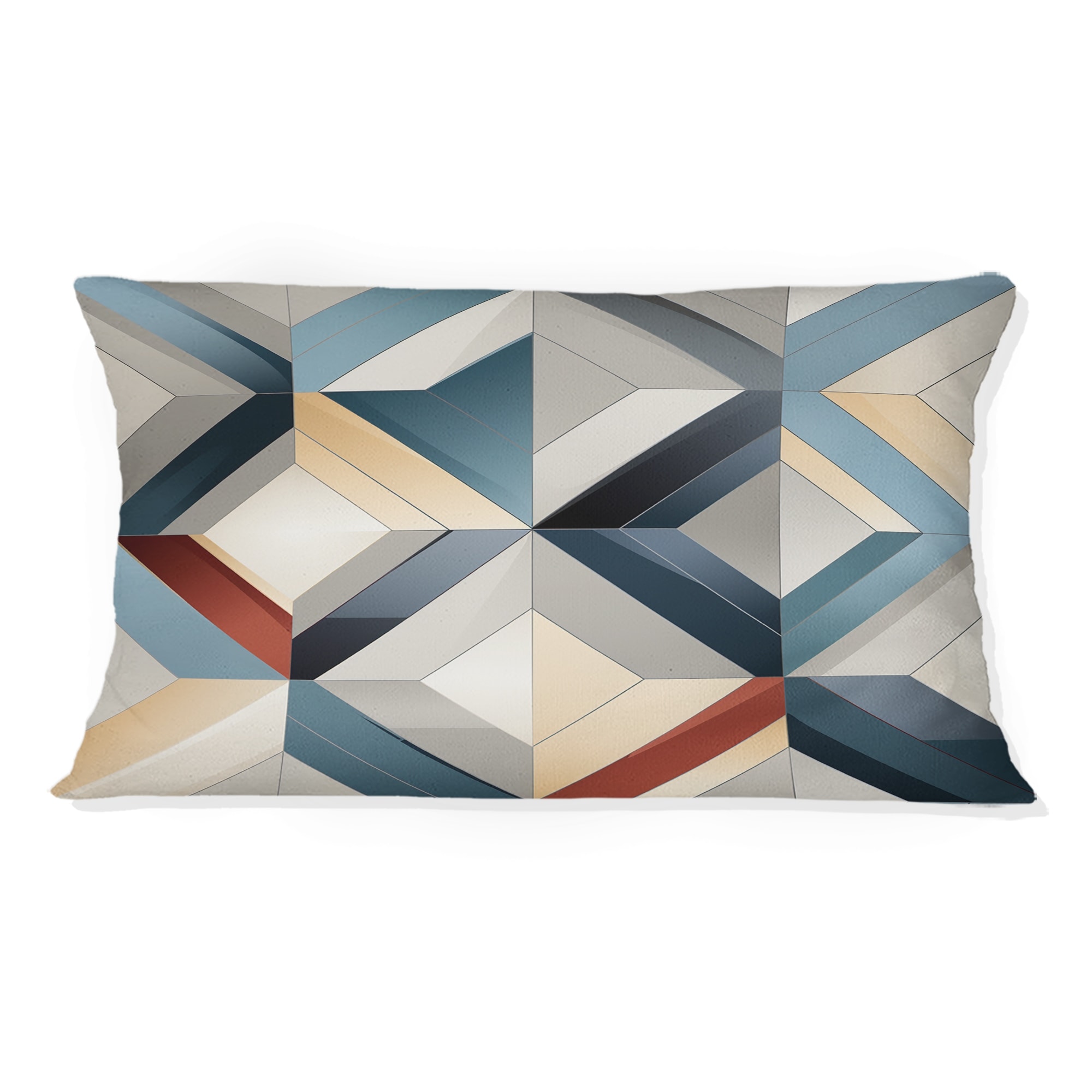Neutral Grey Mosaic Throw Pillow Neutral Grey Mosaic Throw Pillow
