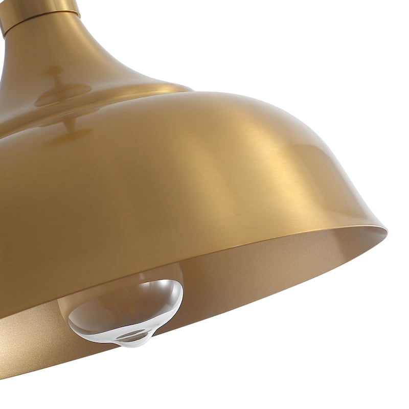 Vintage Gold 1-Light Dome Shape Hanging Lamp Fixture