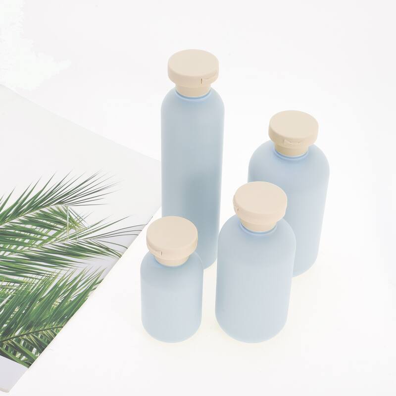 Flip Cap Soap Dispenser for Bathroom 1 Pc - Blue