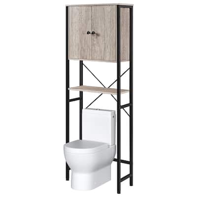 Yaheetech 3-Tier Over-the -Toilet Storage Space Saver,Metal Legs
