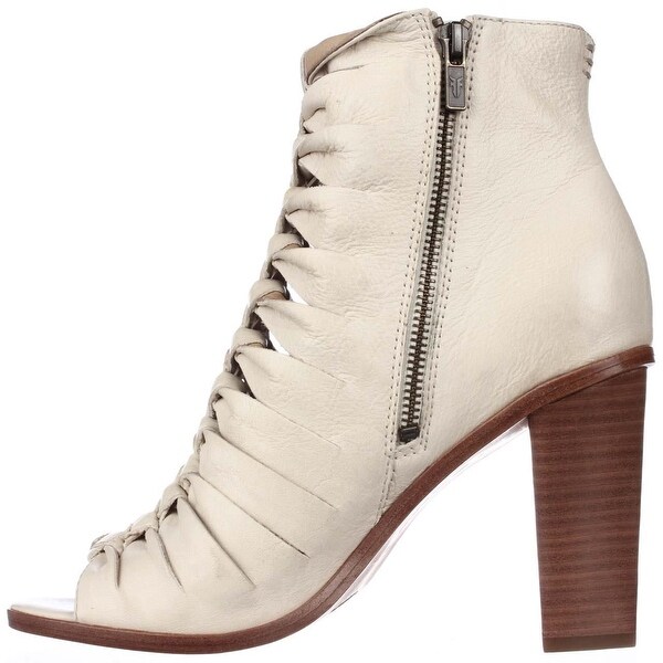 frye peep toe bootie